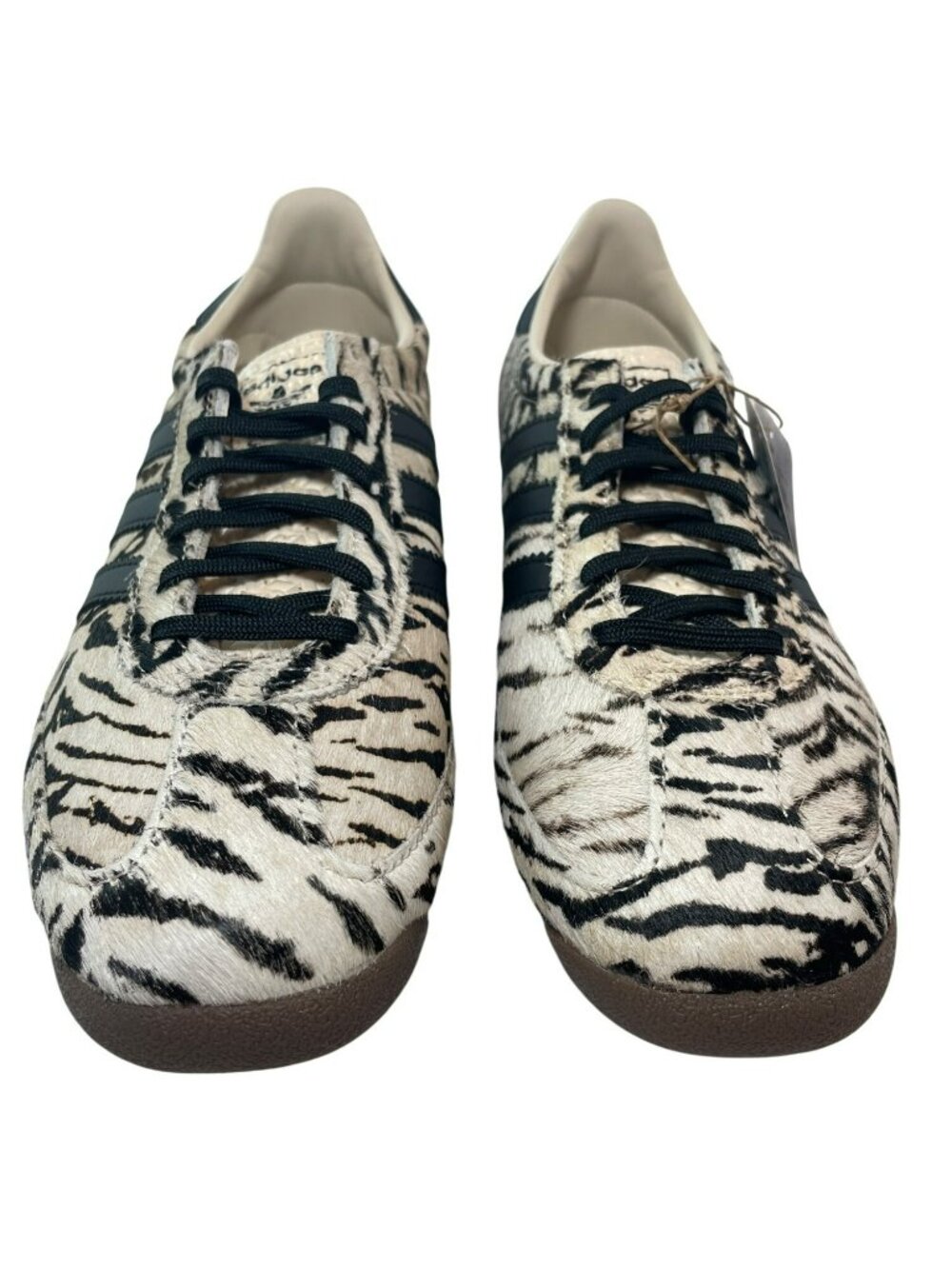 Adidas SL 72 OG Zebra Print Sneakers White/Black Pony Hair Women's Size 8.5 NIB - Picture 3 of 10
